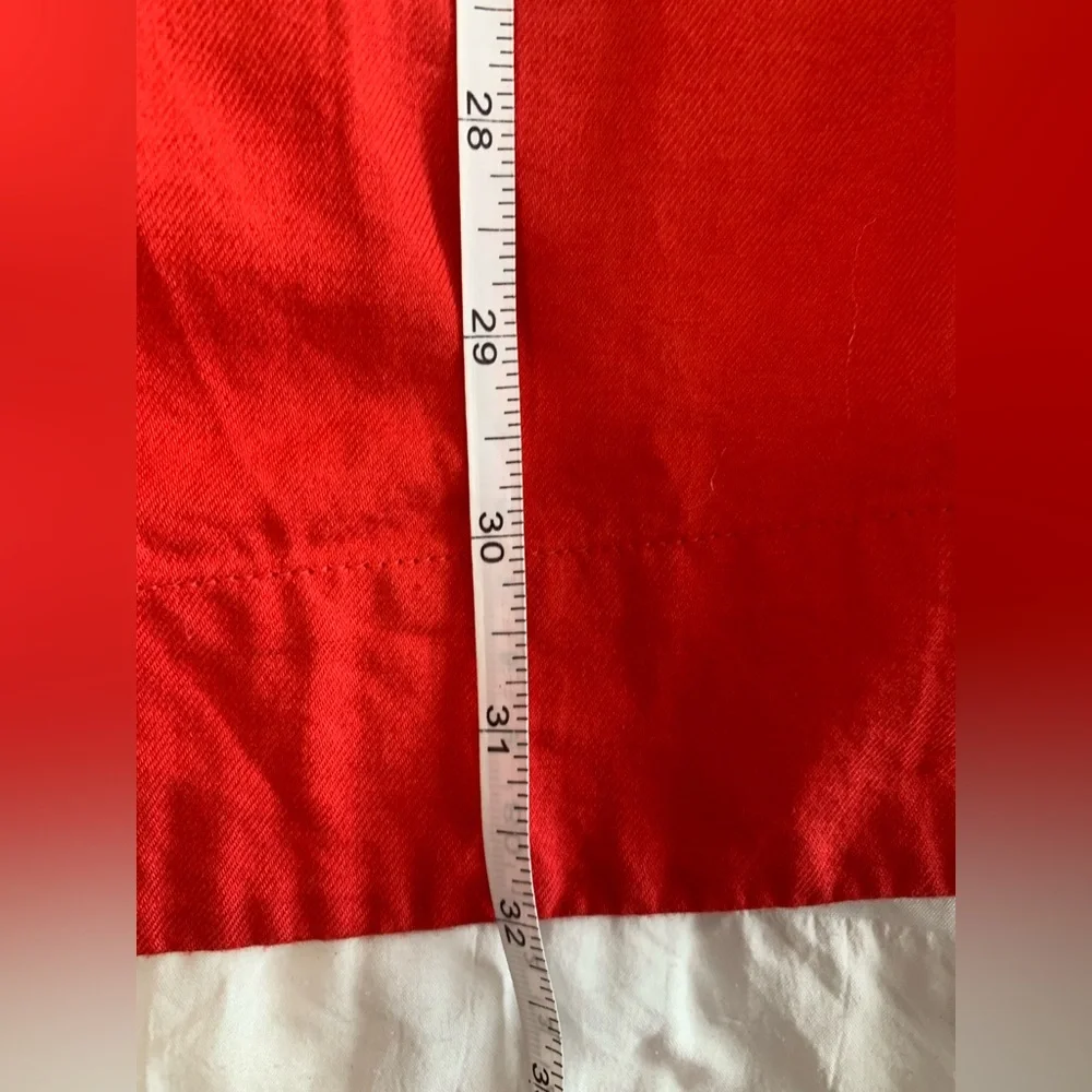 Free People Embroidered Off-Shoulder Red Peasant Tunic/Dress